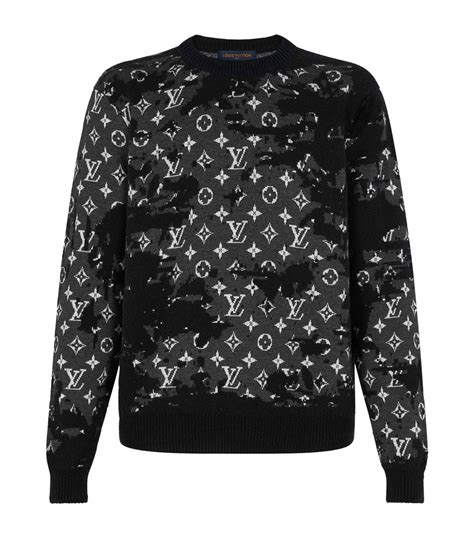 lv black sweater|Lv jumper men's.